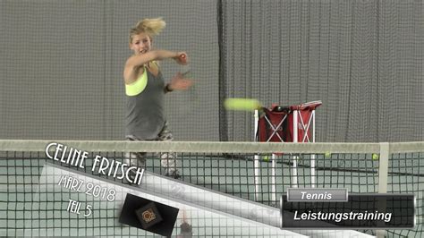 Leistungstraining Tennis Teil 5 Celine Fritsch 